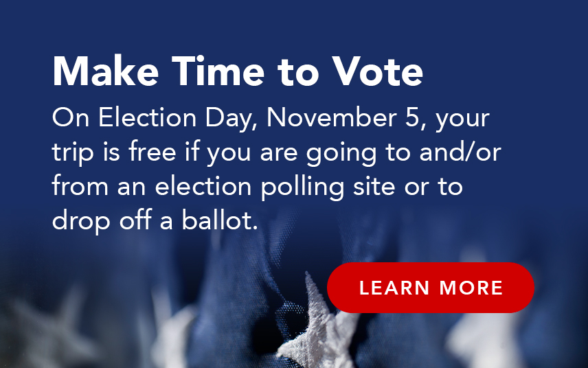 Background image for Make Time to Vote