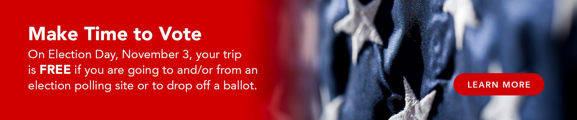 Background image for Make Time to Vote